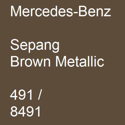 Mercedes-Benz, Sepang Brown Metallic, 491 / 8491.